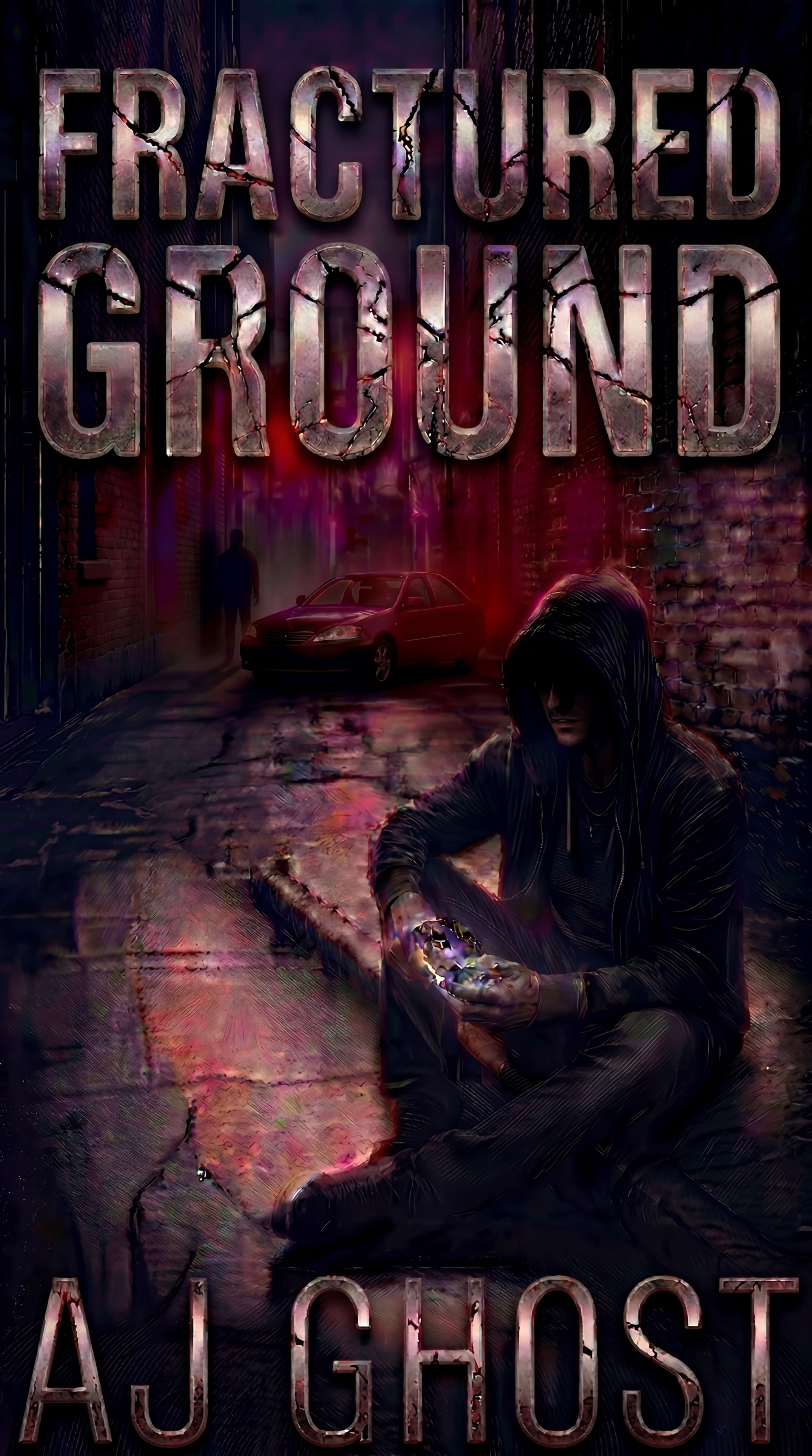 FRACTURED GROUND Book Cover by AJ Ghost